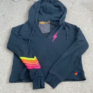 Aviator Nation Cropped Hoodie